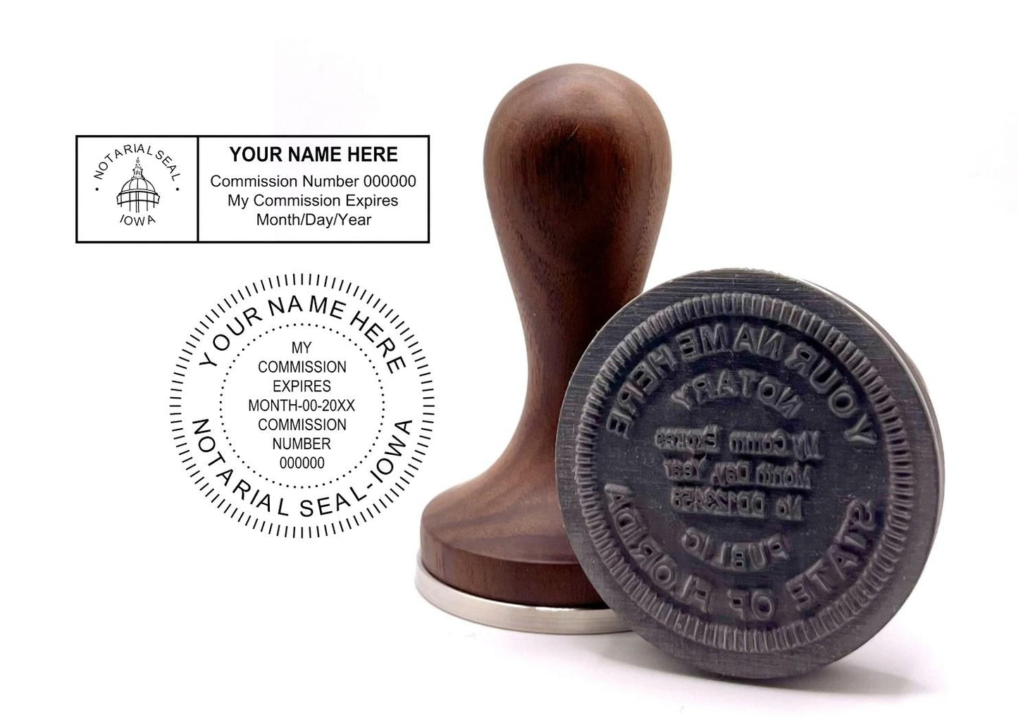 Iowa Notary Public Stamp