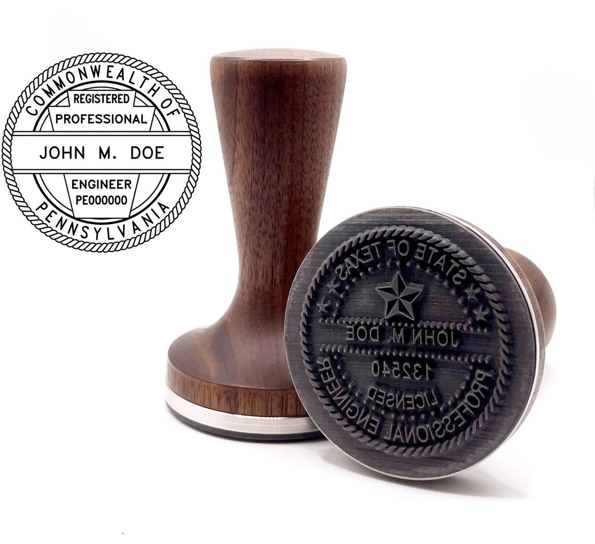 Pennsylvania Professional Engineer Stamp