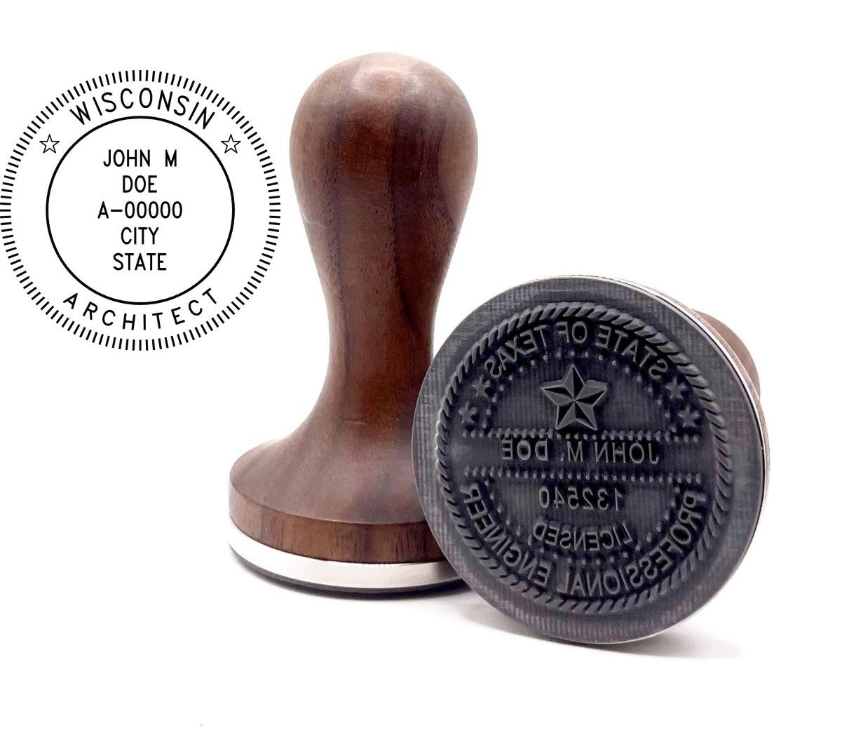 Wisconsin Architect Stamp