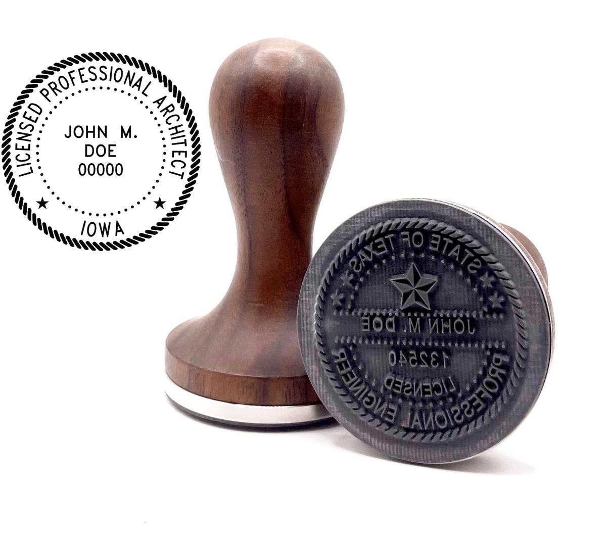 Iowa Architect Stamp