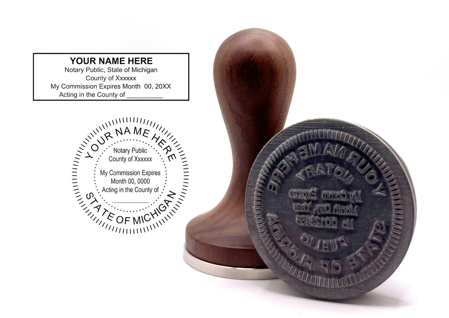Michigan Notary Public Stamp