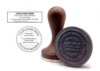 Michigan Notary Public Stamp