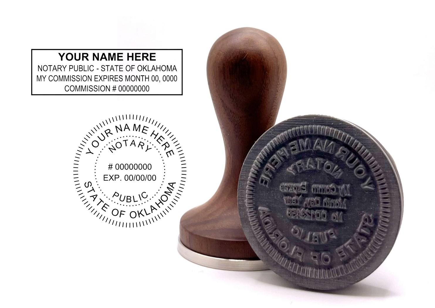 Oklahoma Notary Public Stamp