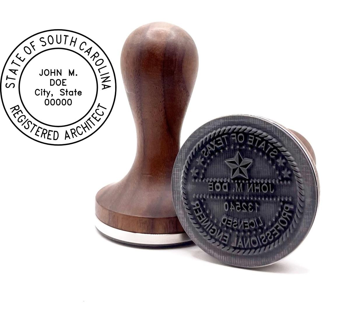 South Carolina Architect Stamp